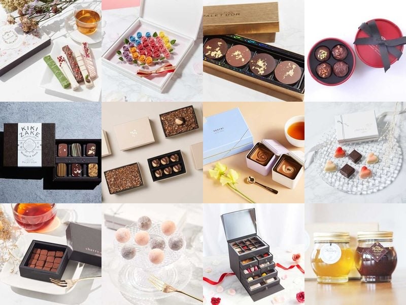ダークチョコ芯白30、ピンク20、赤10 （イノブンオンライン