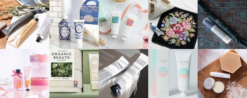 結婚祝いにぴったりのハンドクリームギフト。もらってうれしいおしゃれな15品